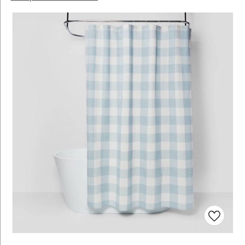 Threshold Gingham Shower Curtain - Like New!